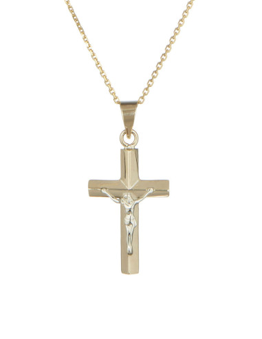 Pendentif "Croix de Jésus" Or Jaune 375/1000