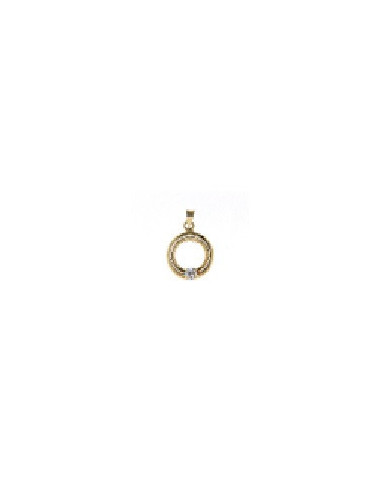 Pendentif "Cercle d'or" Or jaune 375/1000