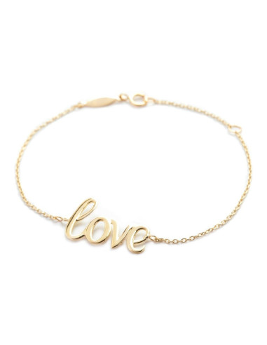Bracelet Instant d'or Bracelet Love Or Jaune 375/1000