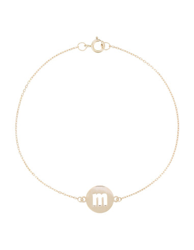 Bracelet "Lettre M Golden"