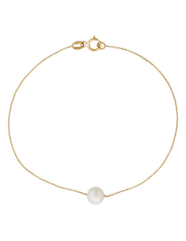 Bracelet "Single pearl" Or Jaune 375/1000