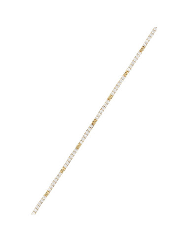 Bracelet Instant d'or Sincérité Or Jaune 375/1000 et oxyde de zirconium