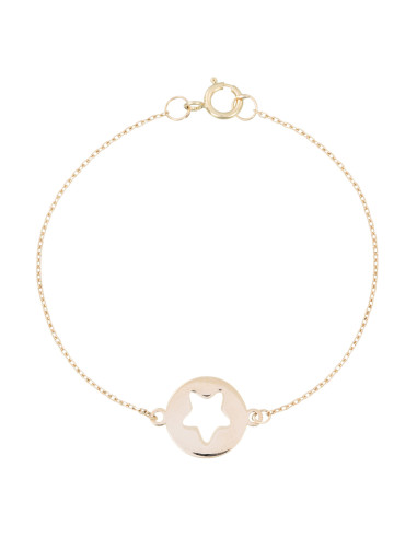 Bracelet enfant "Petite étoile" Or Jaune 375/1000